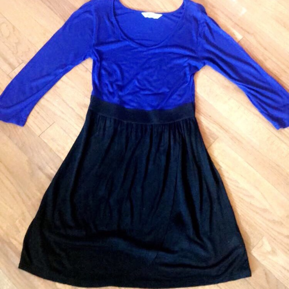H&M Blue & Black Dress
